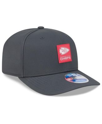 Men's Charcoal Kansas City Chiefs 2025 Sideline Cold Weather 9SEVENTY Adjustable Hat