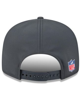 Men's Charcoal Kansas City Chiefs 2025 Sideline Cold Weather Split Panel 9FIFTY Snapback Hat