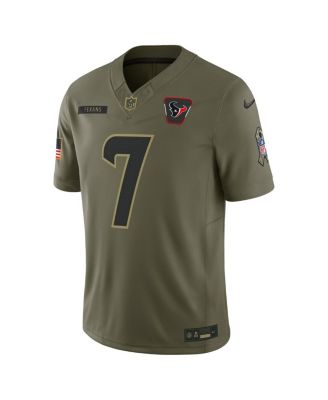 Men's C.J. Stroud Olive Houston Texans 2025 Salute to Service Limited Jersey