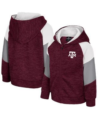 Colosseum - Toddler Maroon Texas A&M Aggies Spirit Hollow Full-Zip Hoodie