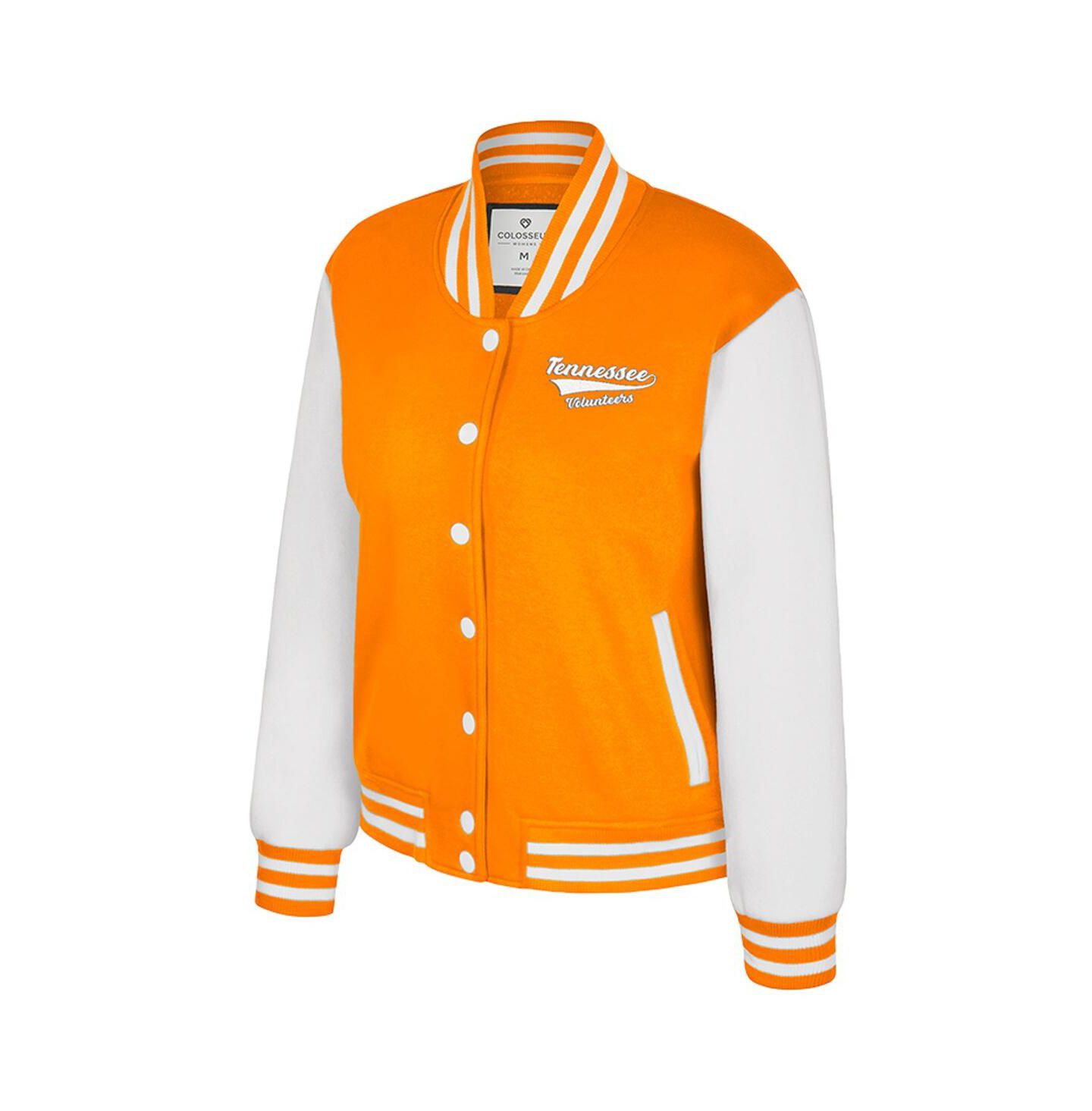 Женская куртка Colosseum Texas Tennessee Orange Tennessee Volunteers French Baguette Full Snap Fleece — фото 2