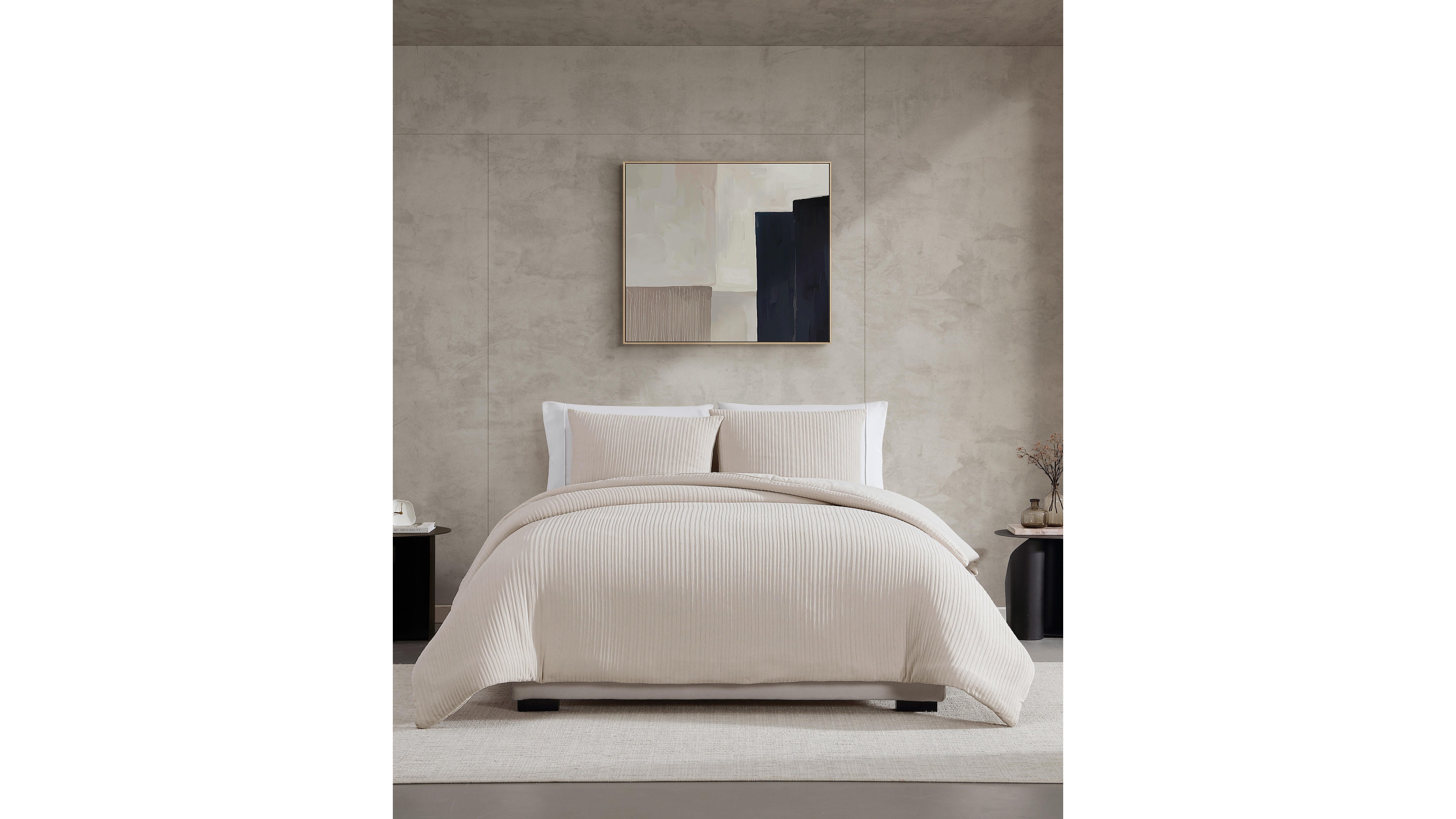 Vera Wang Solid Chenille 3-Pc. Comforter Set, King