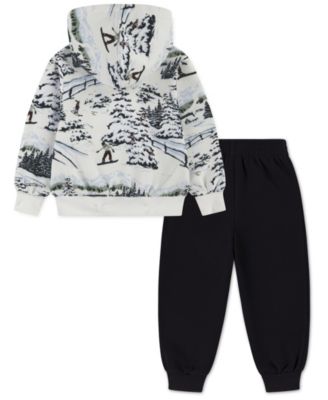 Boys' Toddler 2T-4T Printed Hoodie and Jogger Pants, 2-Piece Set
