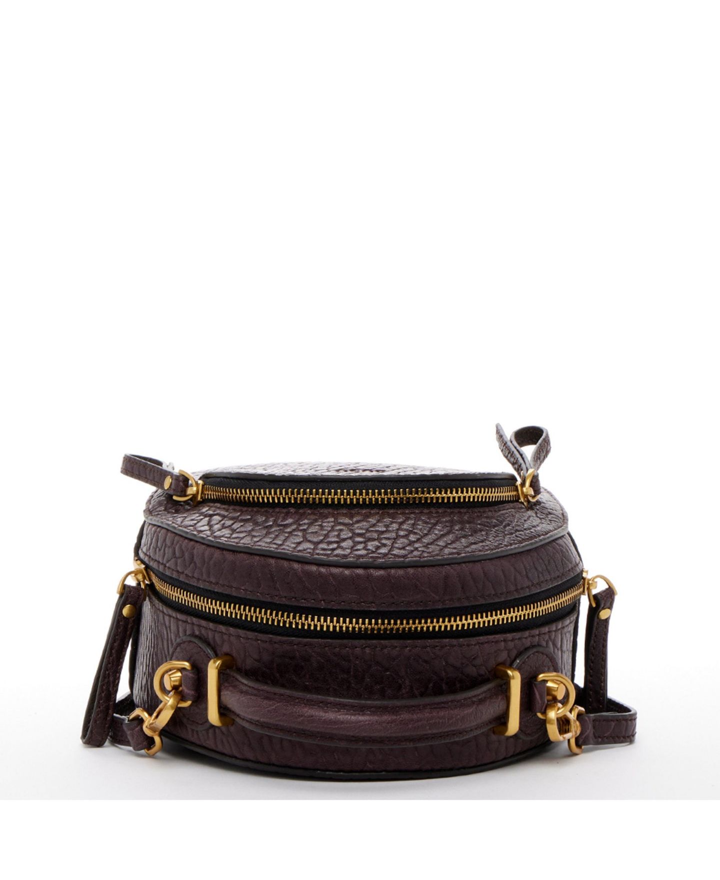 Рюкзак SUSU Mini Leather Purse Convertible Crossbody Bag, цвет: Красное дерево / Шоколадный коричневый — фото 5