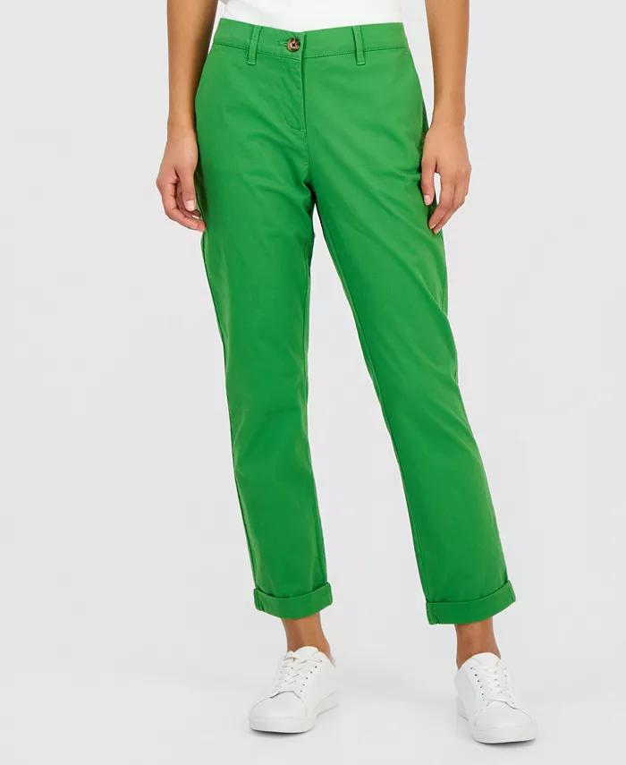Jeans Women's Montauk Solid Cuffed Chino Pants - thumbnail 9