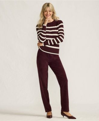 Women's Sport Knit High Rise Corduroy Pants