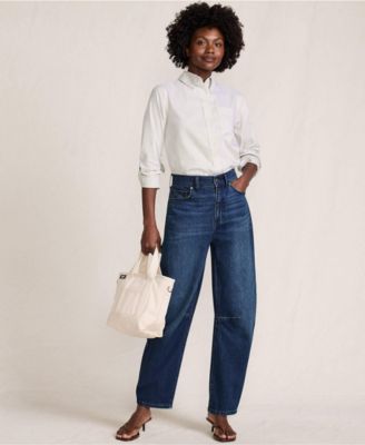 Women's No Iron Pinpoint Relaxed Fit Shirt