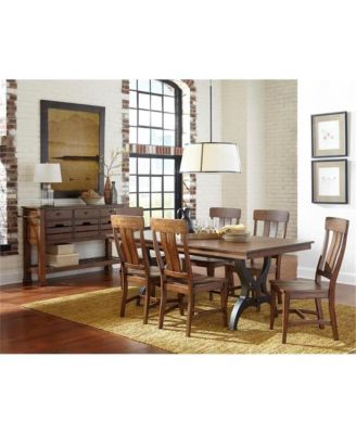 District Backless Dining Bench with Cast Iron Base