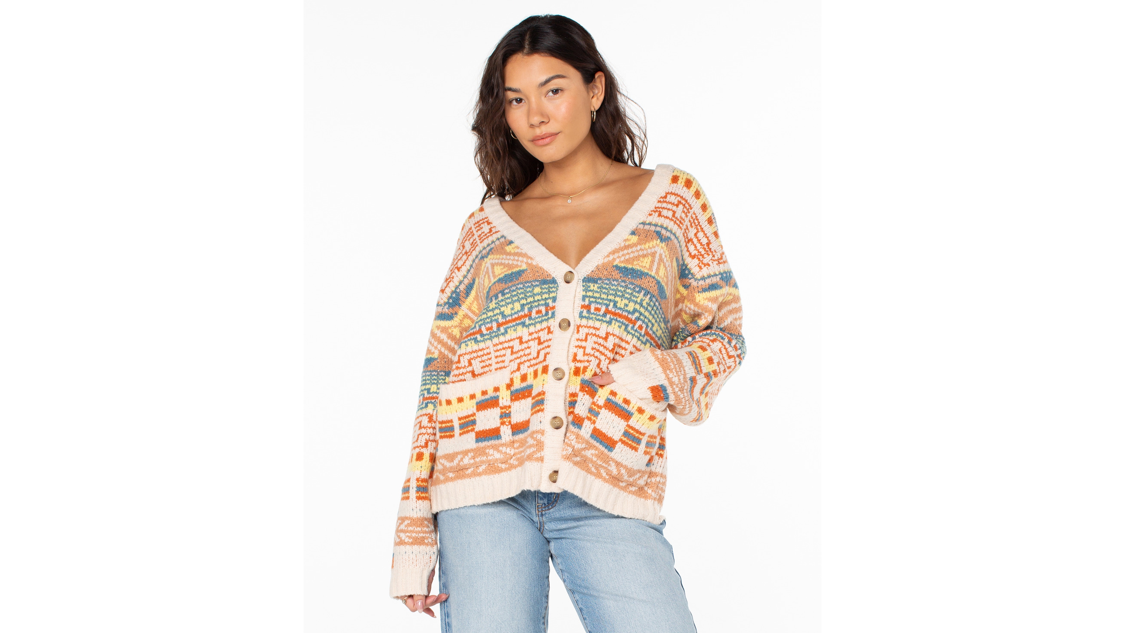 Roxy Women's Long Sleeve Tamarindo Cardigan Sweater