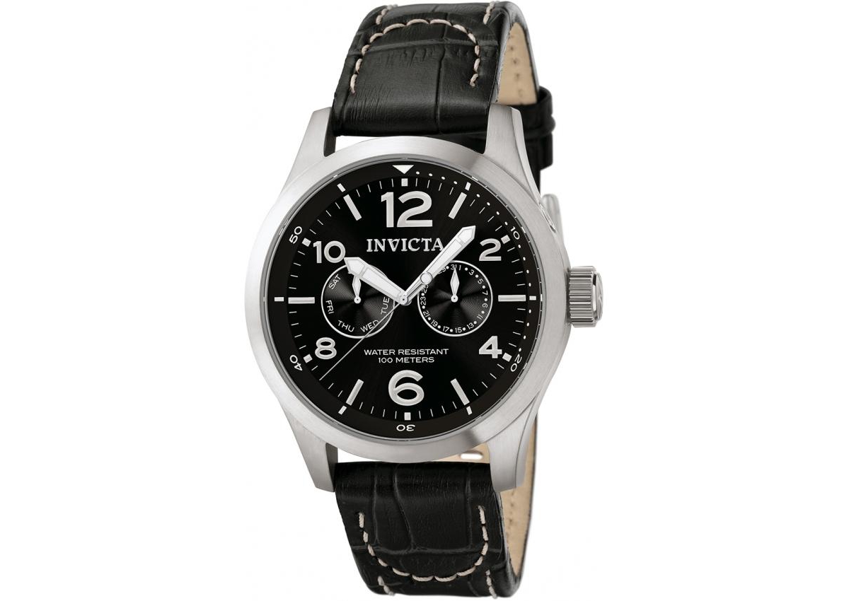 Invicta Men's 0764 I-Force Quartz Multifunction Black Dial Watch