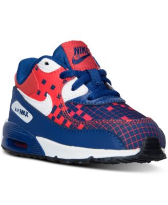 Nike - Toddler Boys' Air Max 90 Premium Mesh Running Sneakers from Finish Line