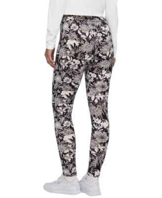 Women's Essential Floral Print Mid Rise Leggings
