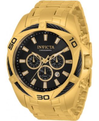 Invicta Men's 34119 Bolt Quartz Chronograph Black Dial Watch - Macy's