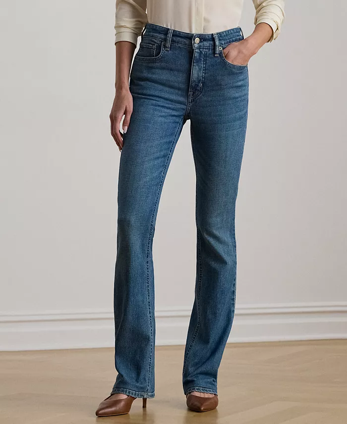 Petite High-Rise Boot Cut Jeans