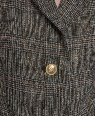 Women's Deep V-Neck Collared Dress