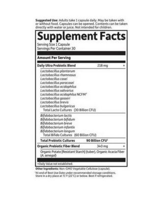 Dr. Formulated Probiotics Once Daily Ultra ,30 Caps