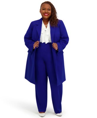 Women's Three Button Patch Pocket Trench Coat