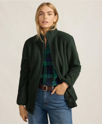 Women's Cozy High Pile Full Zip Fleece Jacket