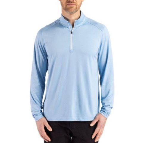 Мужская толстовка на молнии Cutter & Buck Coastline Epic Comfort Recycled Quarter Zip, цвет: Atlas