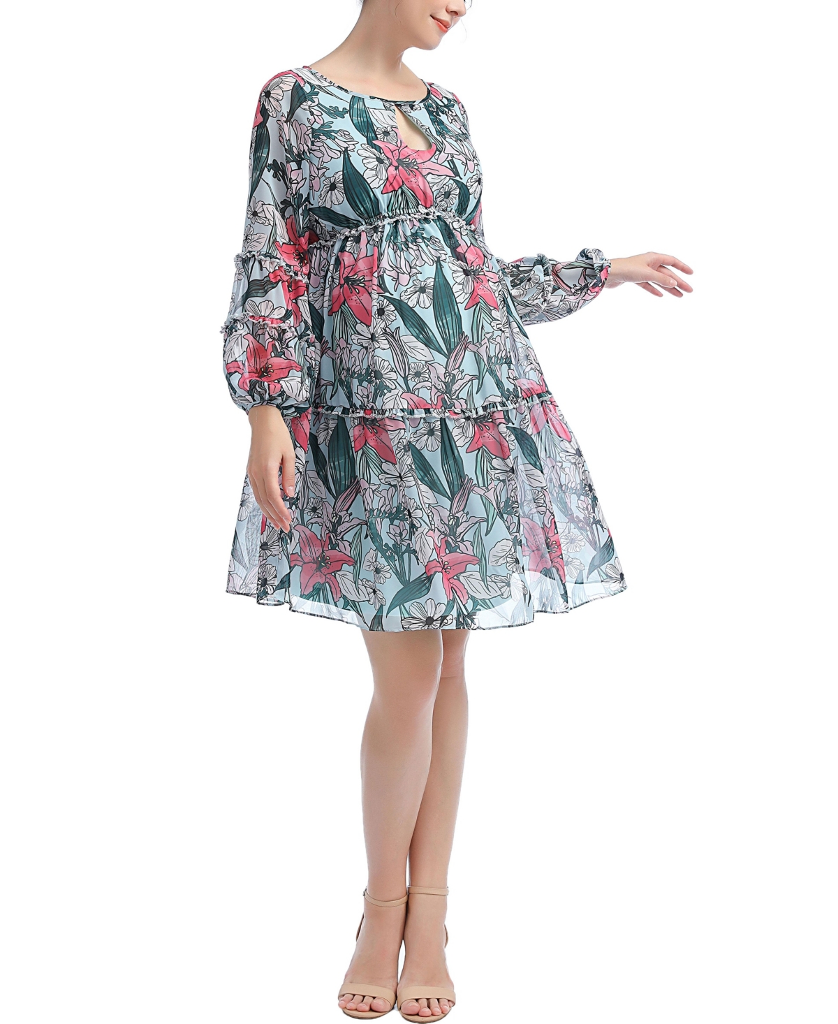 kimi + kai Maternity Nia Babydoll Dress