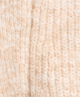 Women's Fuzzy Wedged Quarter Zip Sweater