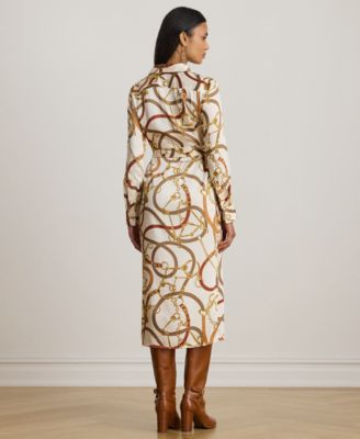 Petite Fayella Long Sleeve Shirt Dress