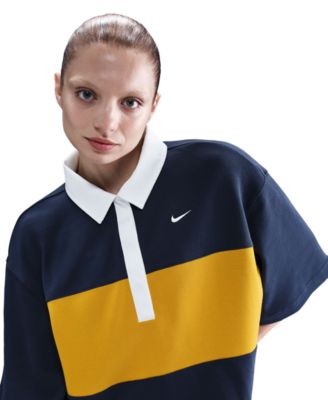 Sportswear Women's Short-Sleeve Oversized Polo Top