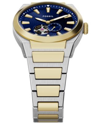 Men's Everett Automatic Two-Tone Stainless Steel Watch, 42mm