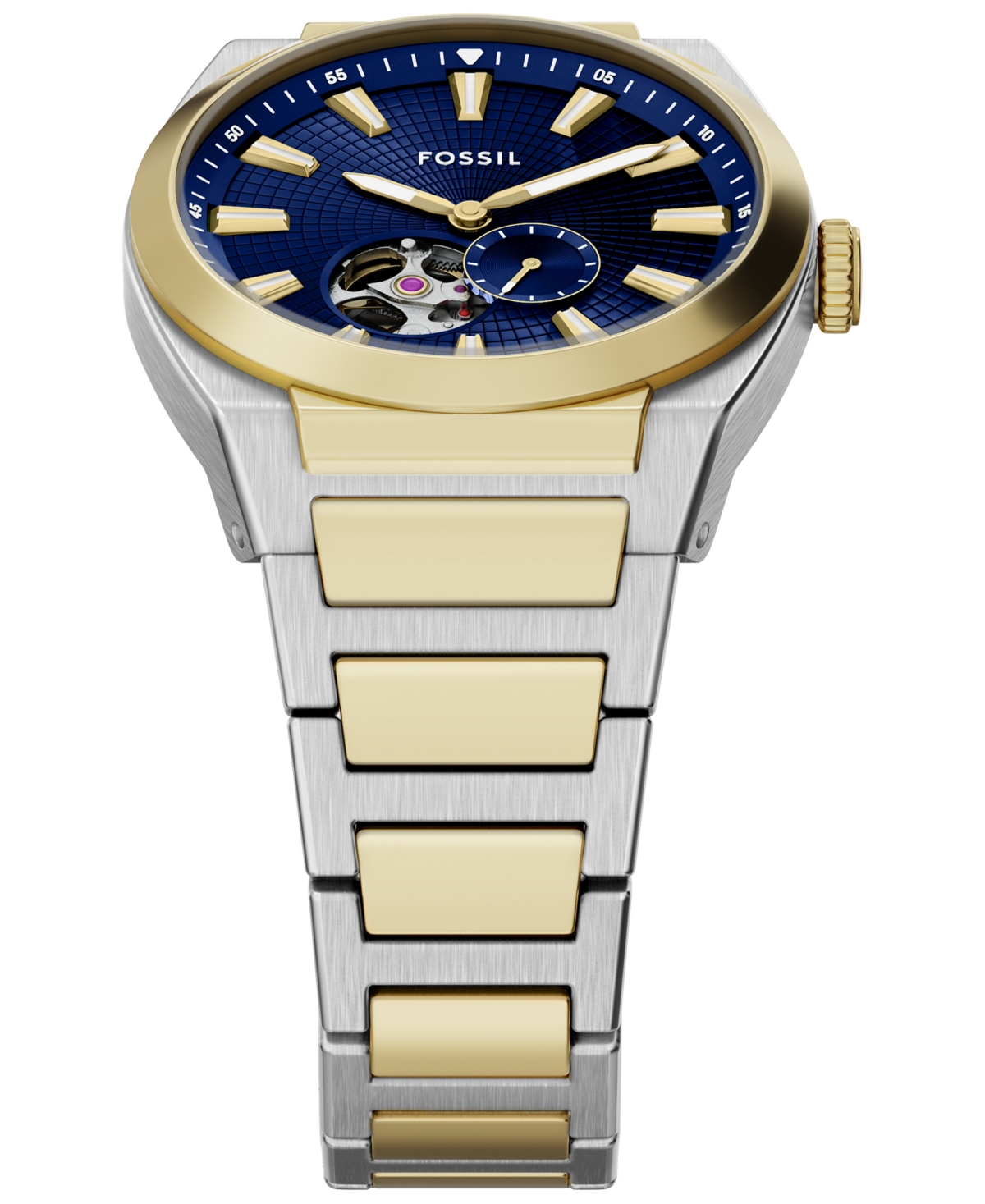 Fossil Men's Everett Automatic Two-Tone Stainless Steel Watch, 42mm