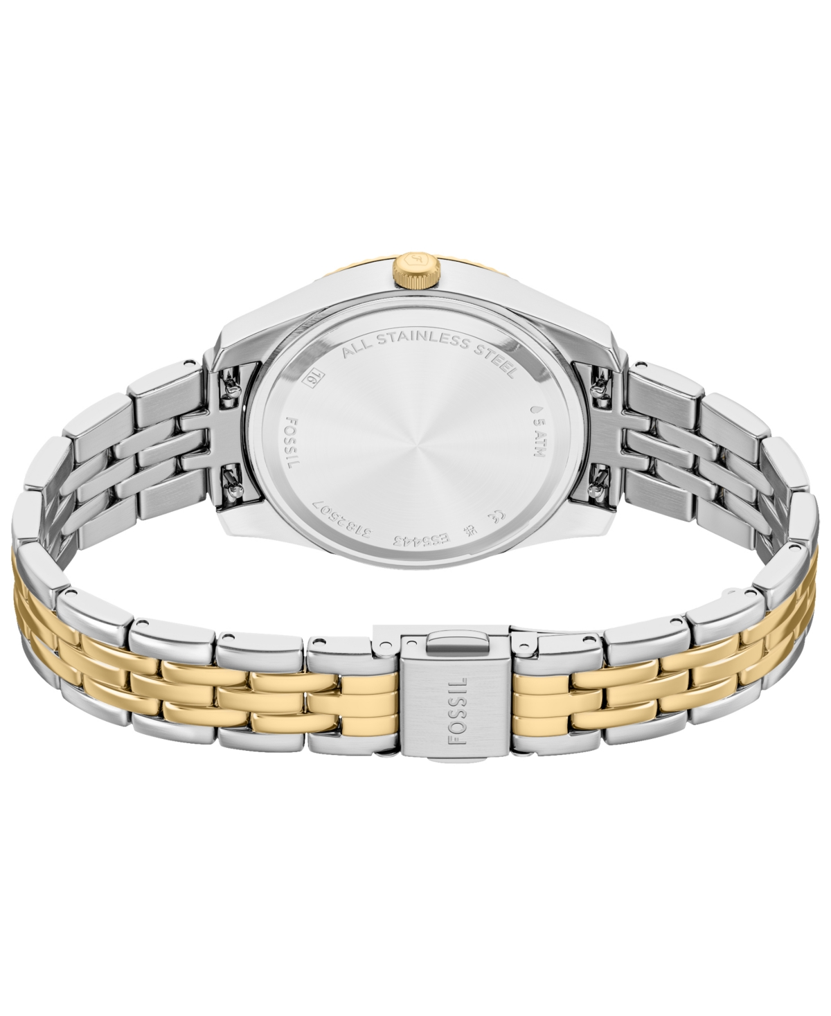 Fossil Women's Scarlette Three-Hand Two-Tone Stainless Steel Watch, 32mm