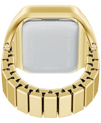 Women's Raquel Watch Ring Two-Hand Gold-Tone Stainless Steel Watch, 14mm