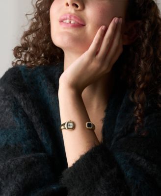 Women's Harlow Two-Hand Gold-Tone Stainless Steel Watch, 16mm