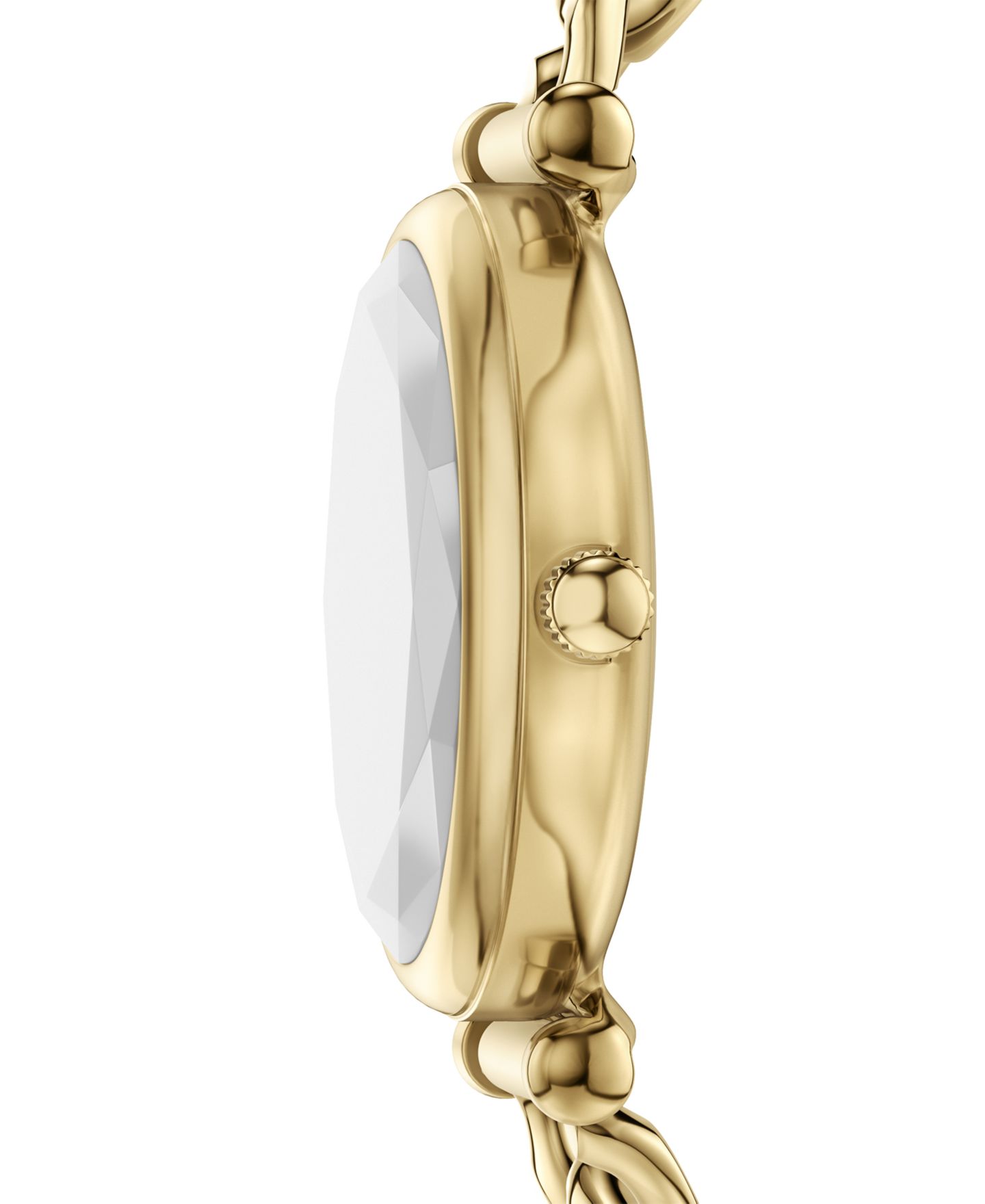 Женские часы Fossil Carlie Three-Hand Gold-Tone Stainless Steel Watch, 28mm — фото 6