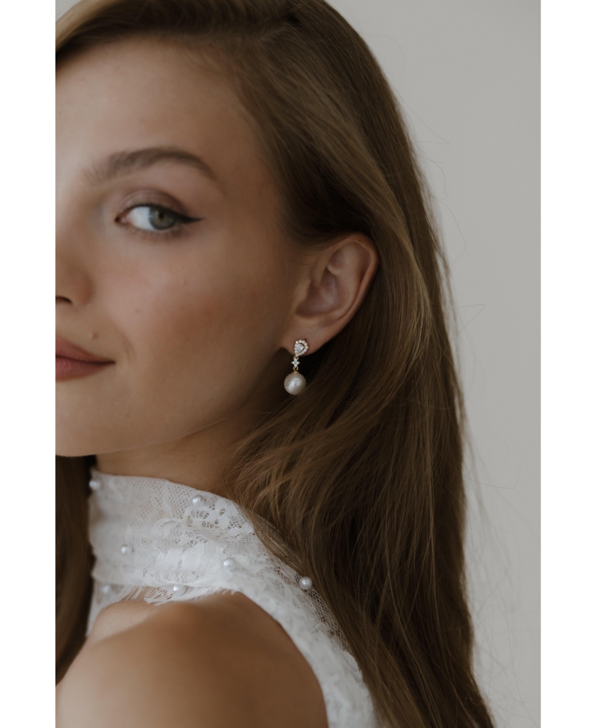 Untamed Petals Melody Pearl Drop Earrings