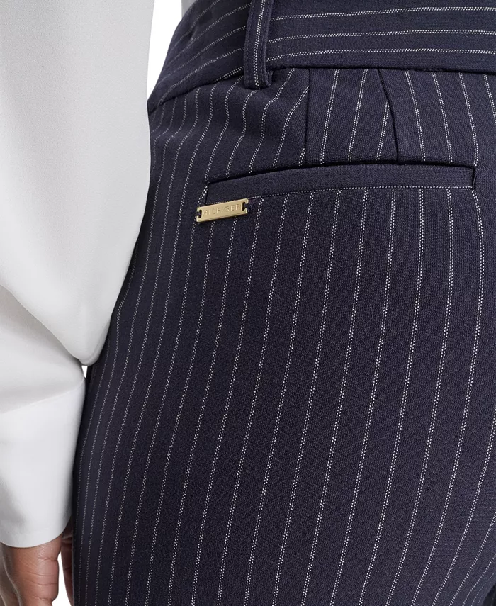 Women's Mid Rise Striped Sutton Trouser - thumbnail 4