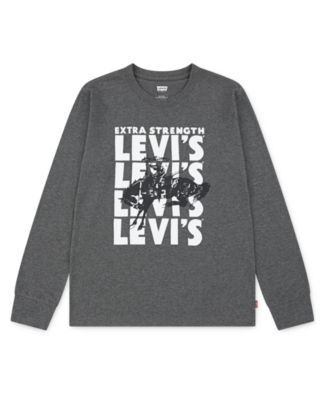 Levi's - Boys 8-20 Graphic Printed Long-Sleeve T-Shirt