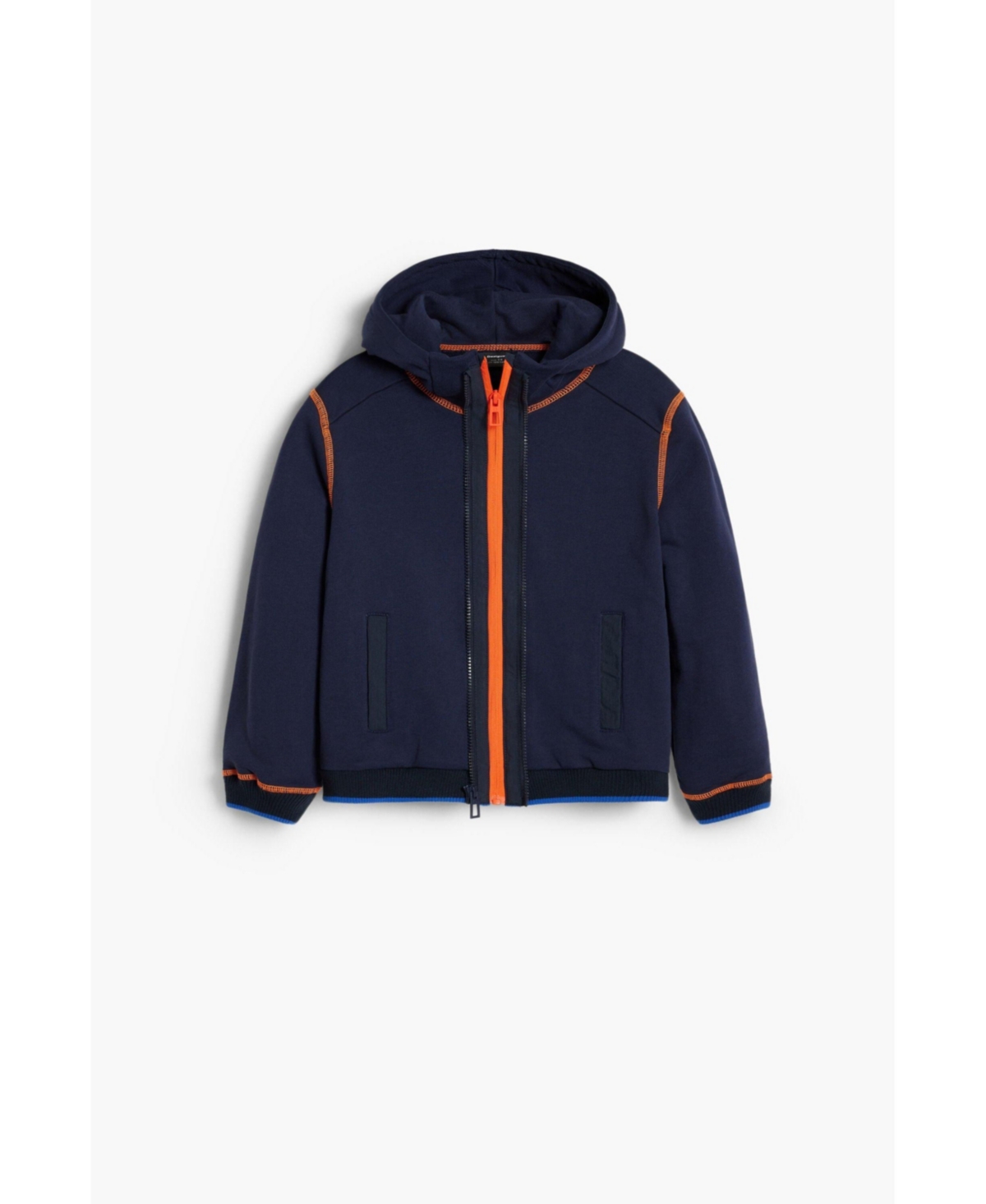 Desigual Boys Boys's Detachable Shearling Jacket In Blue