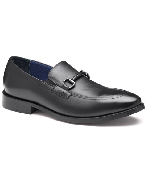 Мужские туфли Johnston & Murphy Landry Bit Round Toe Dress Shoes, цвет: Чёрный
