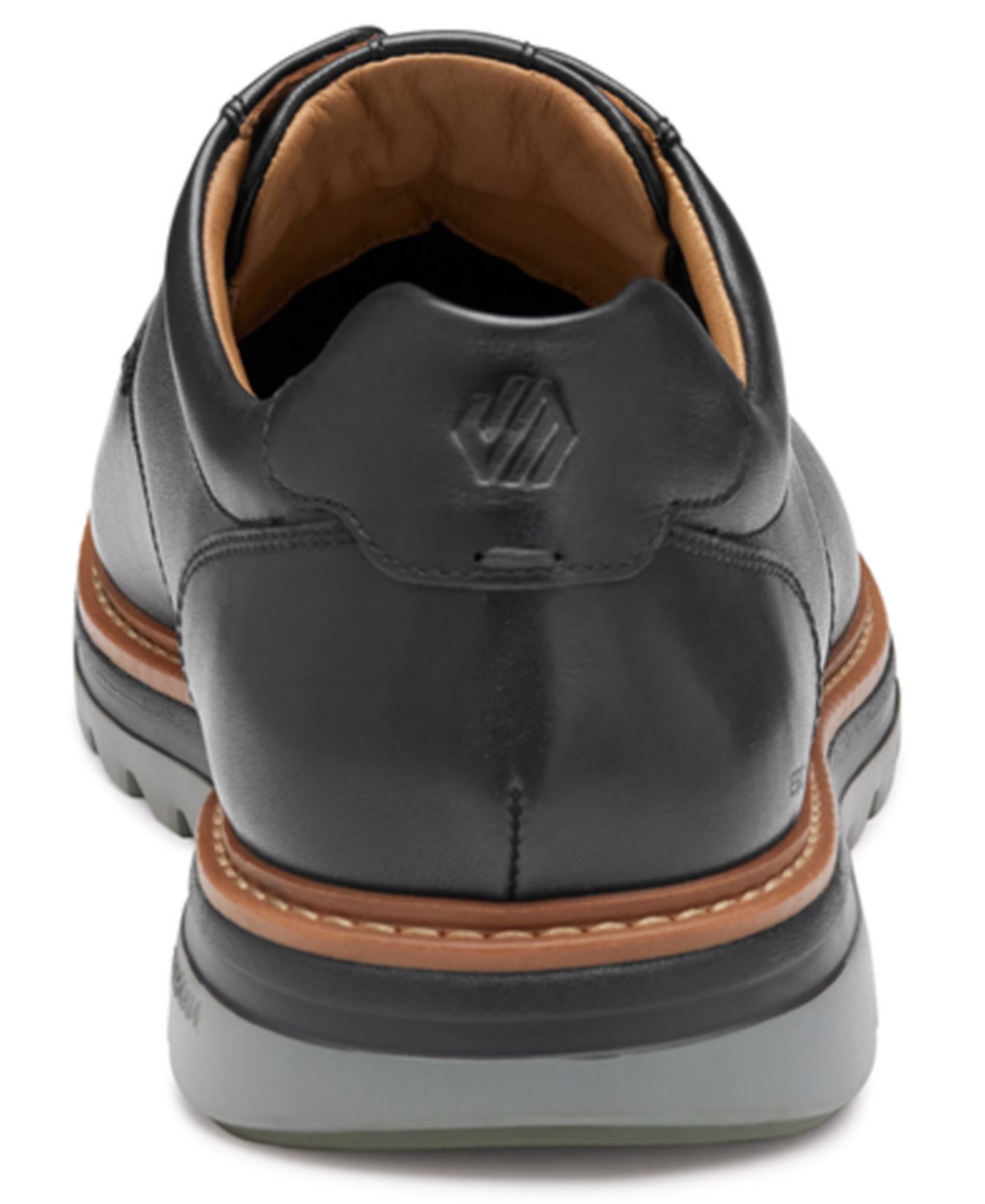 Мужские кроссовки Johnston & Murphy Braxton Plain Round Toe, цвет: Чёрный — фото 3