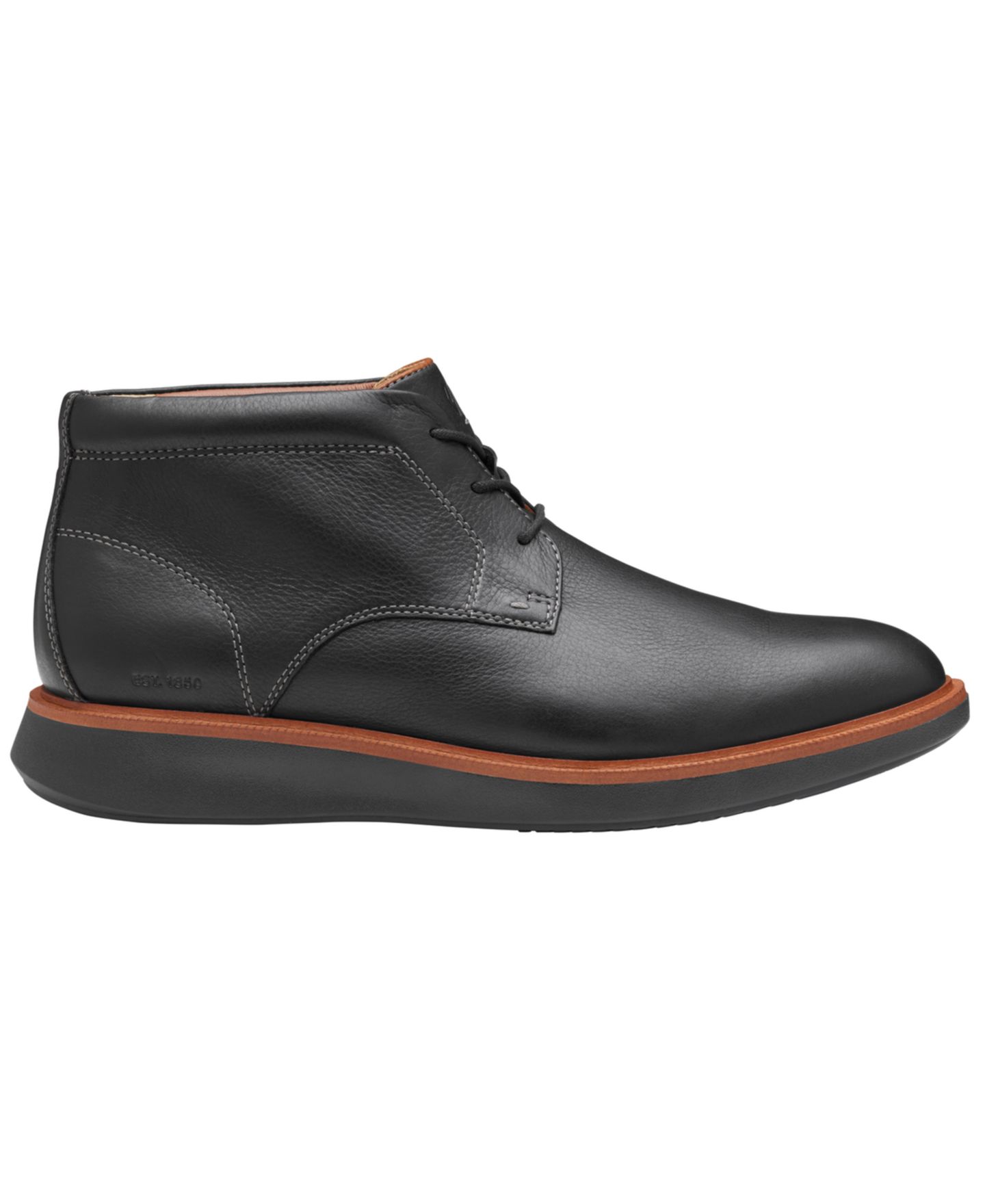 Мужские ботинки Johnston & Murphy XC+ Parker Chukka Round Toe, цвет: Чёрный — фото 2