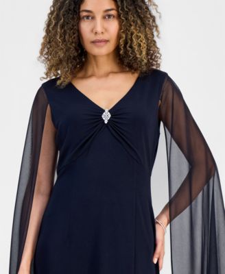 Petite Capelet Sheath Dress