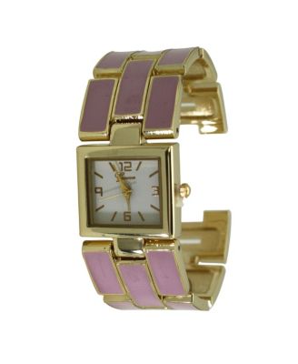 Gold Details Bangle Bracelet Watch