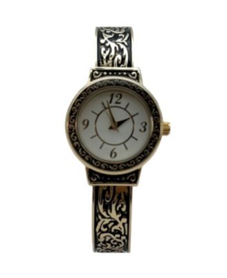 Antique Style Elegant Cuff Women Watch, Gold