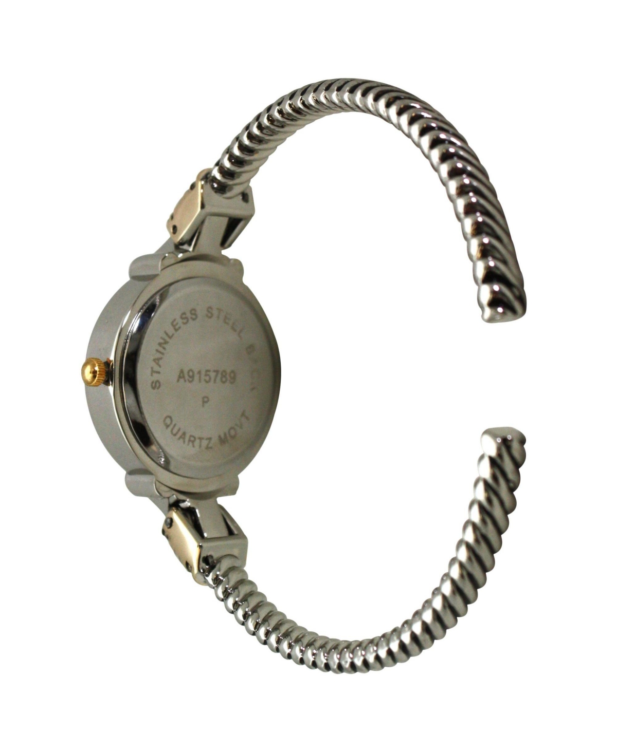 Two Tone Small Elegant Antique Look Women Bangle Watch