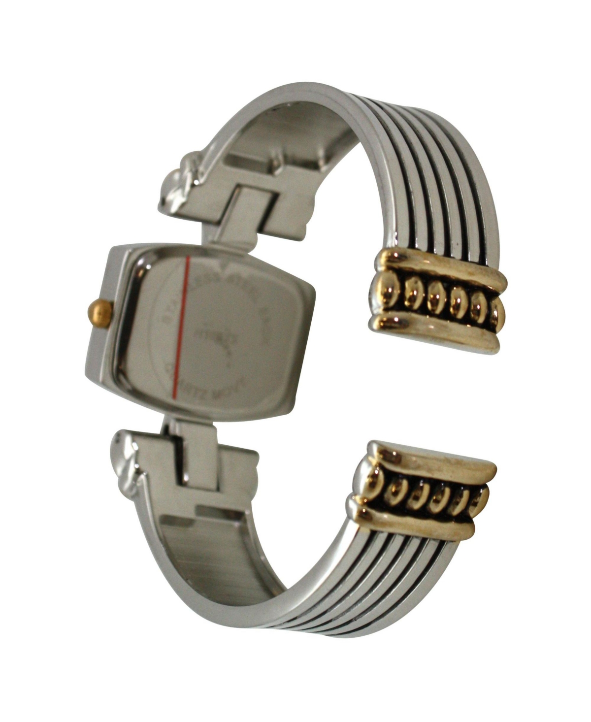 Olivia Pratt Two Tone Detailed Bangle Women Watch