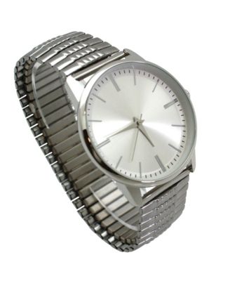 Silver Retro Everyday Stretch Women Watch