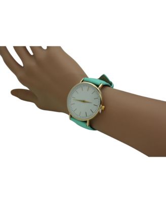 MINT MINIMALIST LEATHER STRAP WATCH