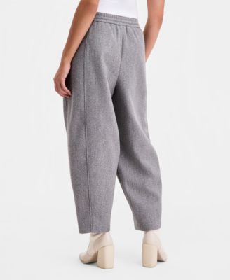 Women's Felt Barrel-Leg Drawstring Pants, Macy's Exclusive