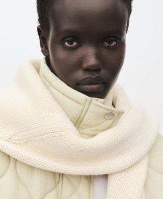 Women's Oversize Quilted Down Anorak Coat