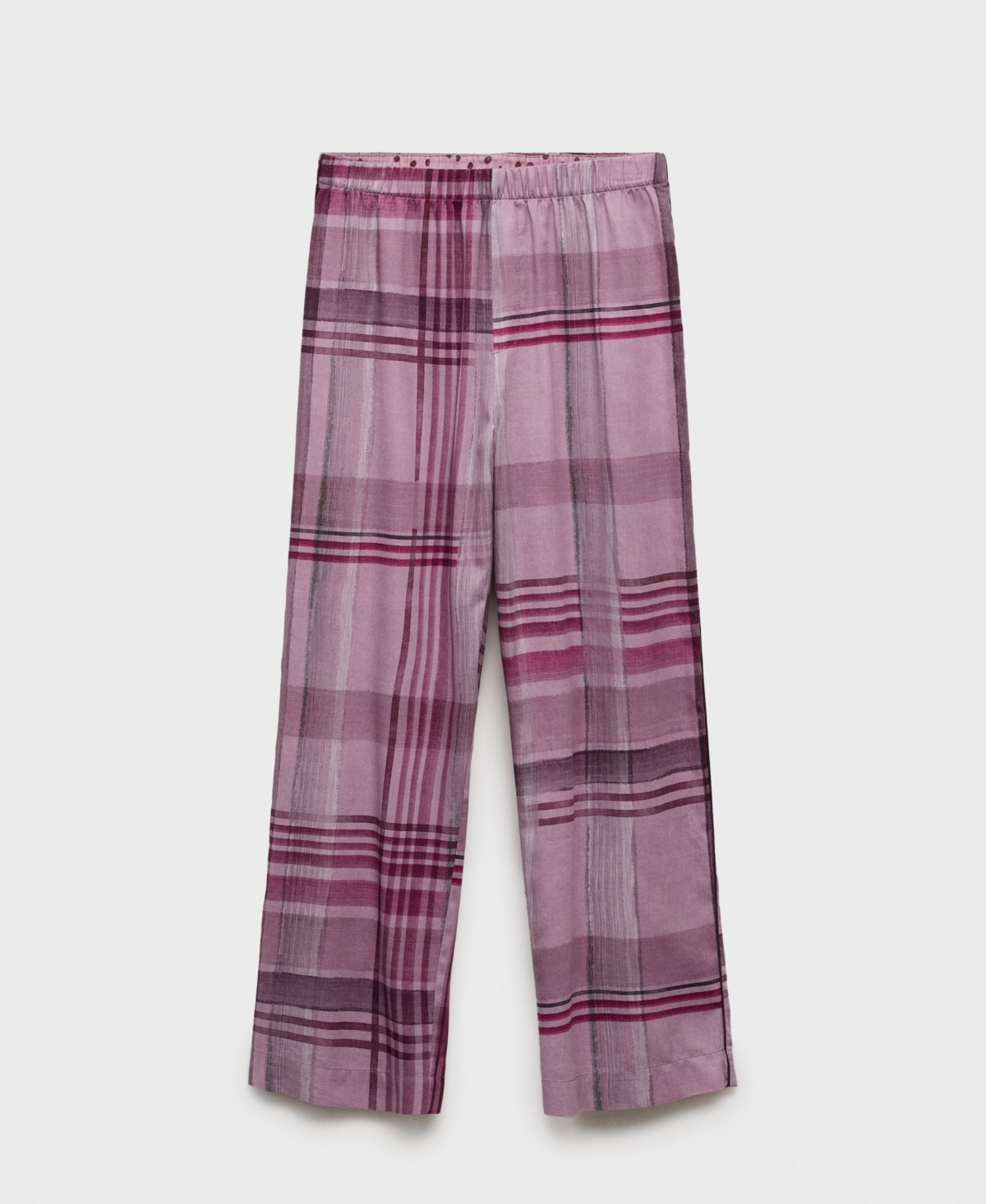 Mango Print Pajama Pants In Purple